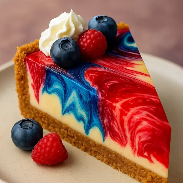 4th of July Swirl Pie