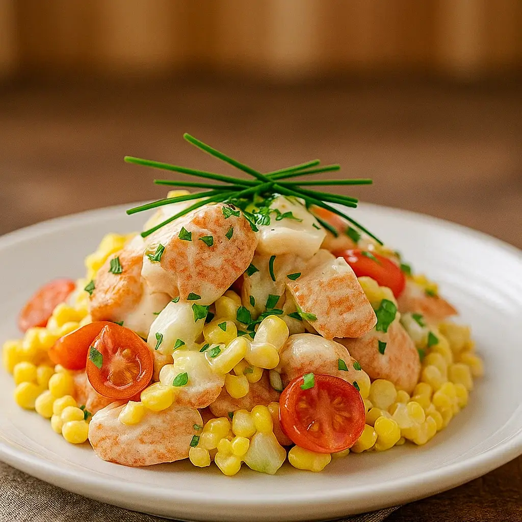 Summer Lobster Charred Corn Salad