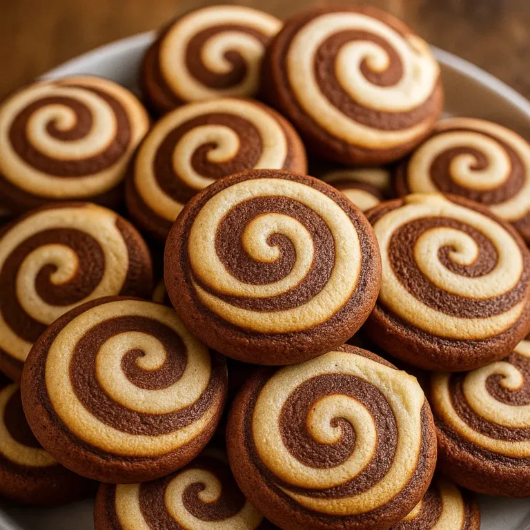 Chocolate Marshmallow Swirl Cookies