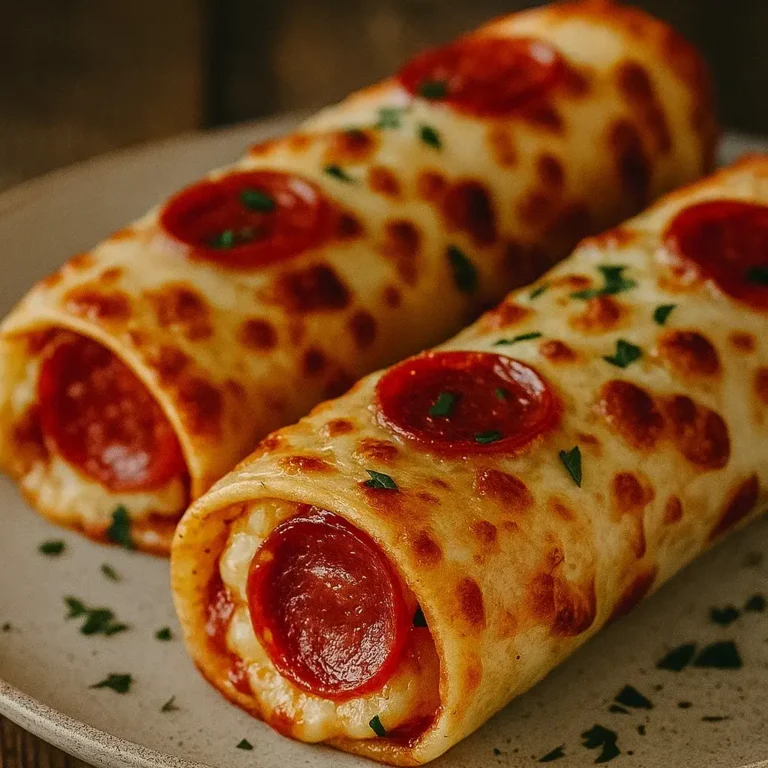 Cheesy Pepperoni Pizza Roll-Ups
