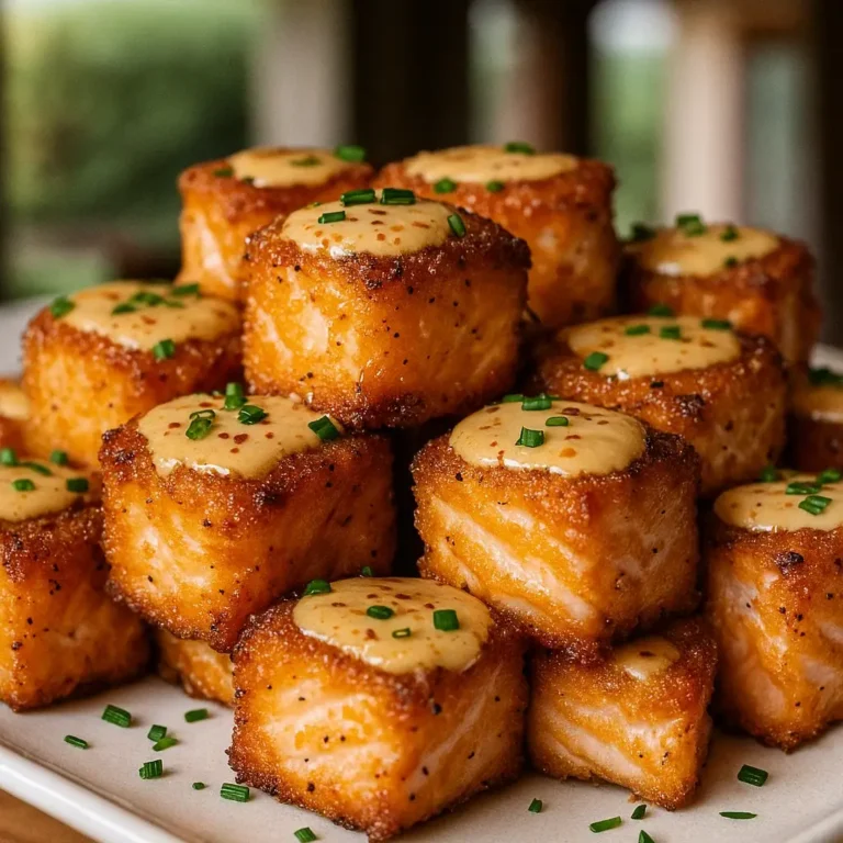 Crispy Bang Bang Salmon Bites