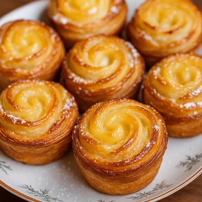 Peach Pie Cruffins