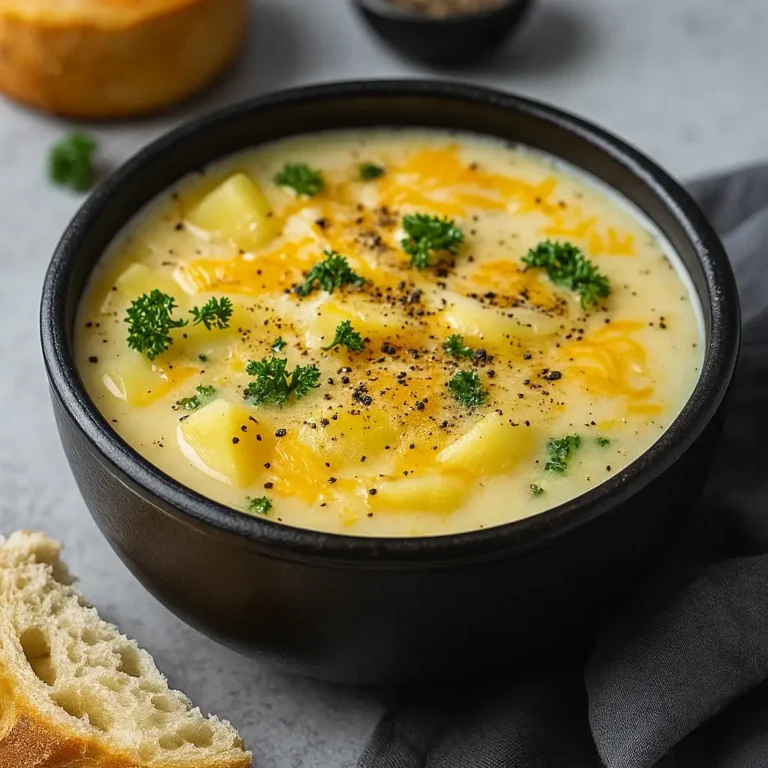 Cheddar Potato Soup