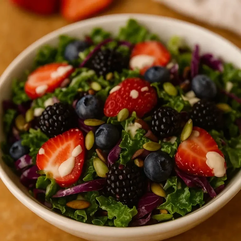 Superfood Berry Lemon Herb Salad