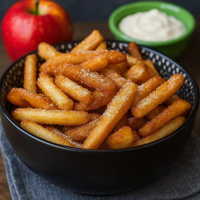 Crispy Air Fryer Apple Fries