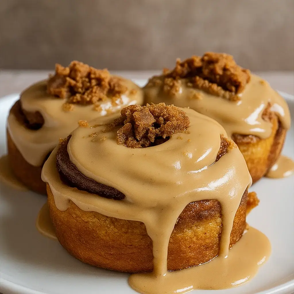 Biscoff Cookie Butter Cinnamon Rolls