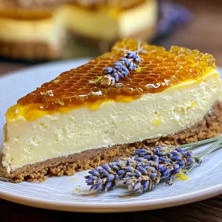 Lemon Lavender Cheesecake
