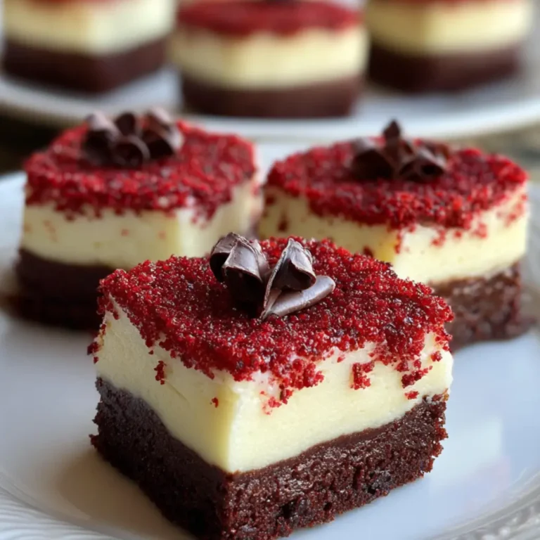 Red Velvet Brownies Cheesecake
