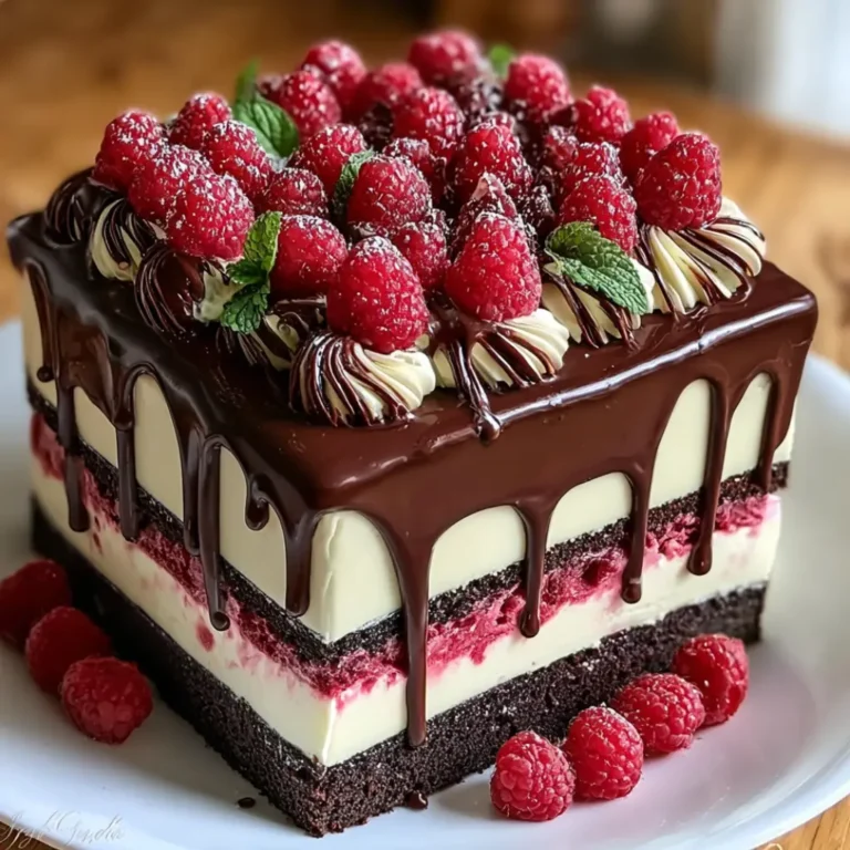 Chocolate Raspberry Drip Cake
