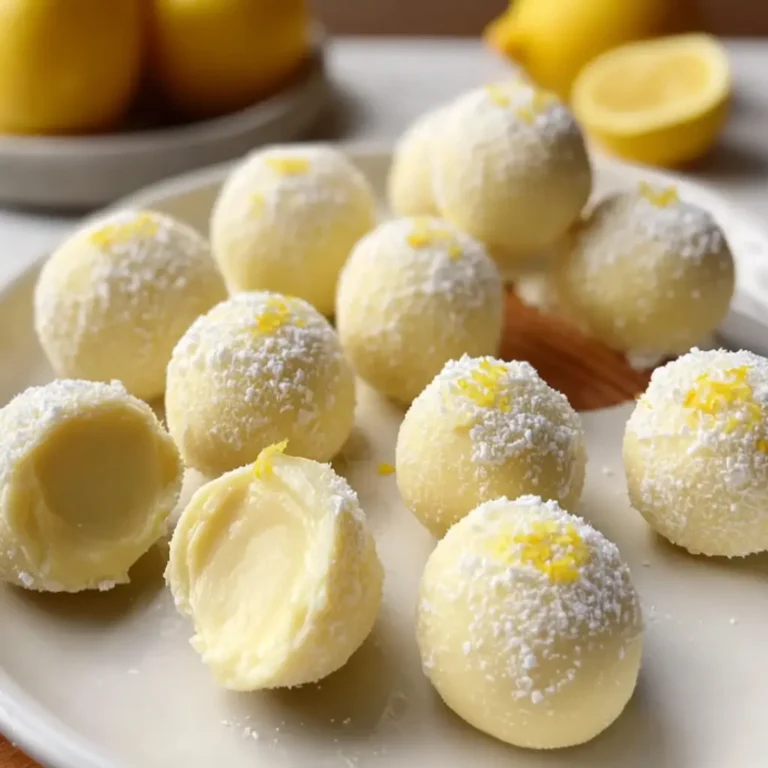 Creamy Lemon Truffles