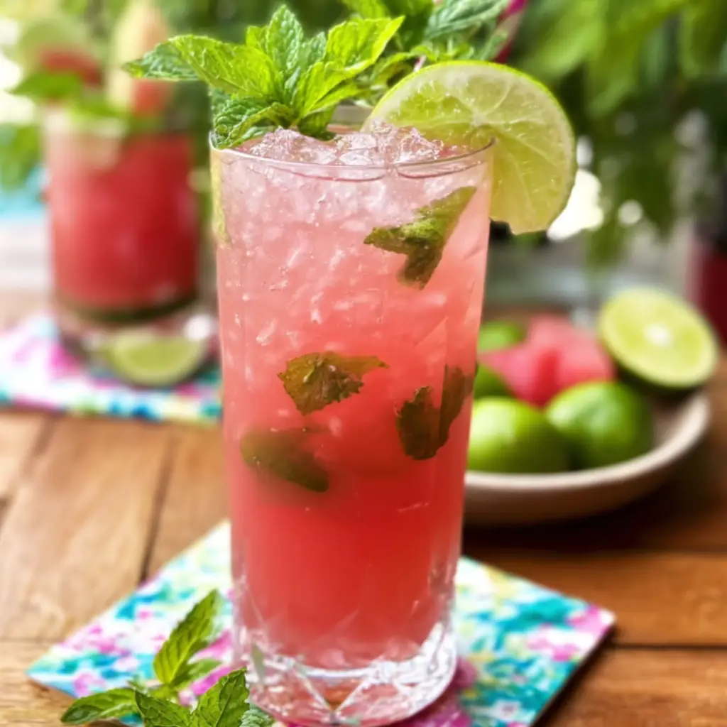 Watermelon Mint Mocktail