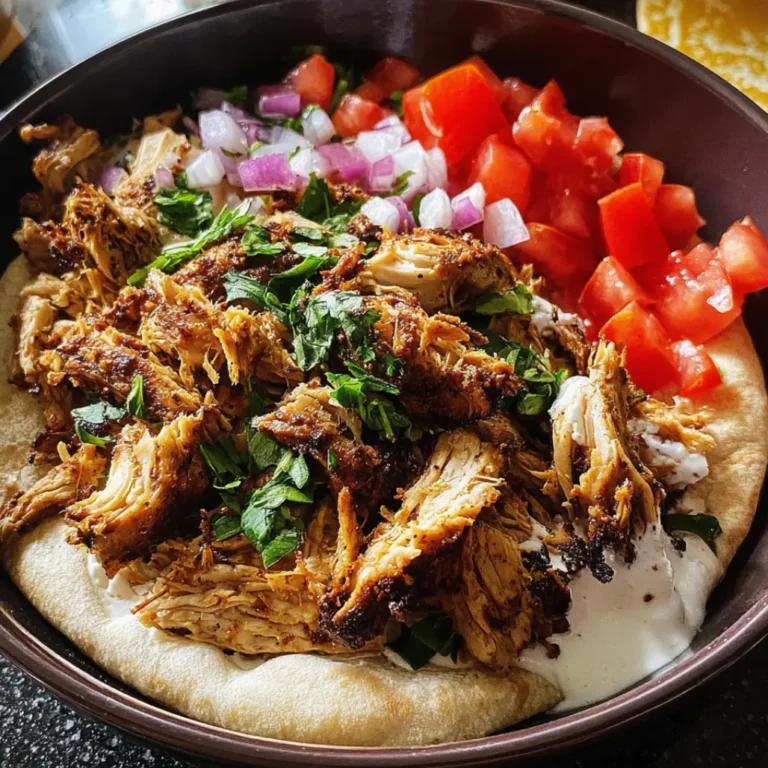 Slow Cooker Chicken Shawarma