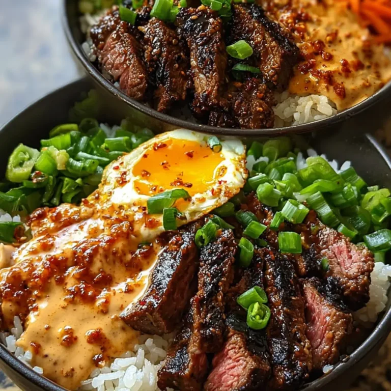 Korean BBQ Steak Bowls